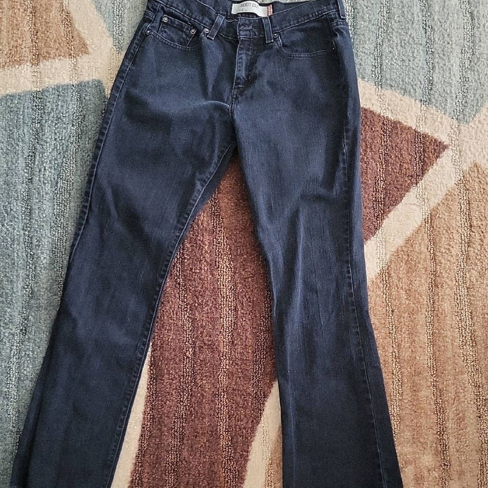 Levi's Dark Blue Straight Leg Jeans